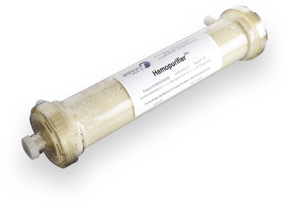 Aethlon Medical Hemopurifier device used for removing harmful exosomes and viruses from blood