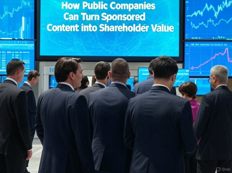 How Public Companies Can Turn Sponsored Content into Shareholder Value